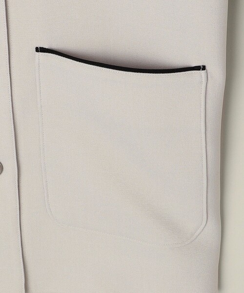 「quaranciel」 ノーカラージャケット ONE SIZE ベージュ レディース_画像6