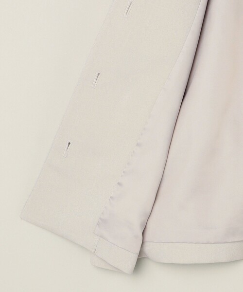 「quaranciel」 ノーカラージャケット ONE SIZE ベージュ レディース_画像8