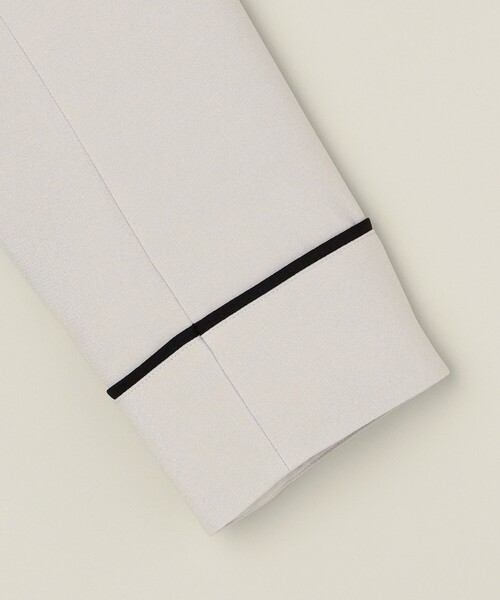 「quaranciel」 ノーカラージャケット ONE SIZE ベージュ レディース_画像9