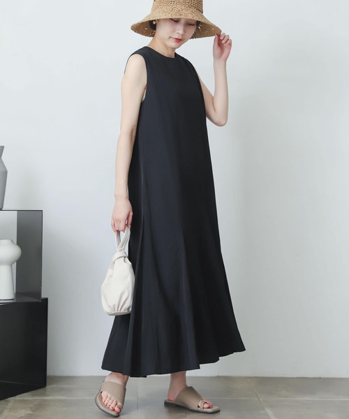 「SENSE OF PLACE by URBAN RESEARCH」 ノースリーブワンピース ONE ブルー レディース_画像4