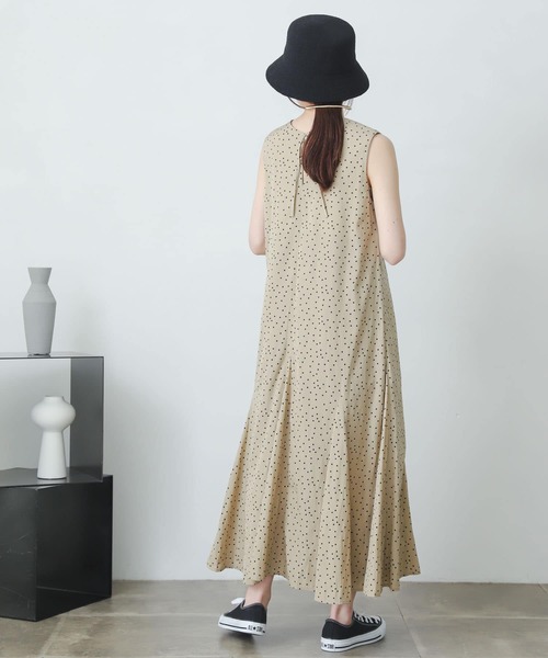 「SENSE OF PLACE by URBAN RESEARCH」 ノースリーブワンピース ONE ブルー レディース_画像8