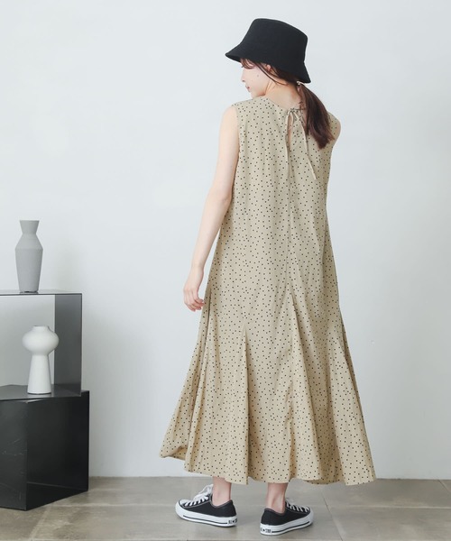 「SENSE OF PLACE by URBAN RESEARCH」 ノースリーブワンピース ONE ブルー レディース_画像9