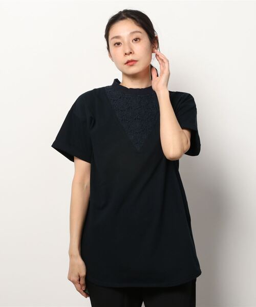 「vent blanc」 半袖Tシャツ FREE ブラック レディース_画像6
