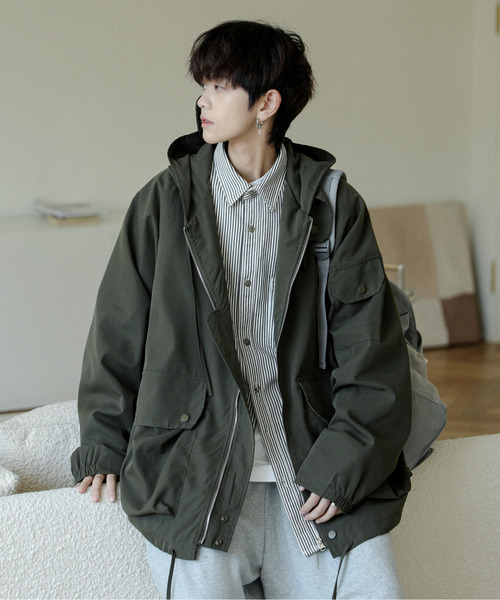 「neos」 ブルゾン MEDIUM ブラック メンズ_画像2