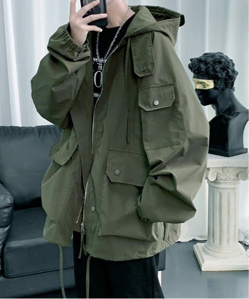 「neos」 ブルゾン MEDIUM ブラック メンズ_画像3