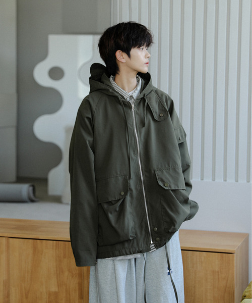 「neos」 ブルゾン MEDIUM ブラック メンズ_画像5