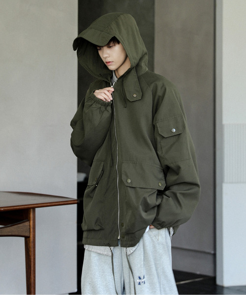 「neos」 ブルゾン MEDIUM ブラック メンズ_画像8