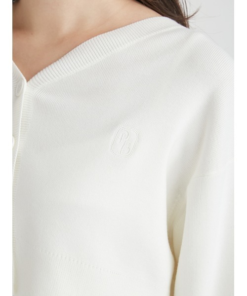 「CELFORD」 ニットカーディガン FREE アイボリー レディース_画像9