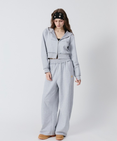 BENUA ベヌア　パーカー　スウェットパンツ　セットアップ　２点 BENUA ワイドパンツ スウェットパンツ ジャージ BN curved sweatpants