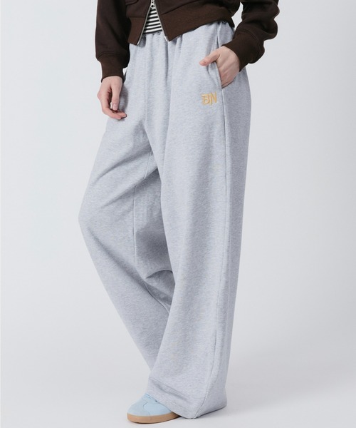 JUSTLIK3US　変形　スウェットパンツ BENUA ワイドパンツ スウェットパンツ ジャージ BN curved sweatpants