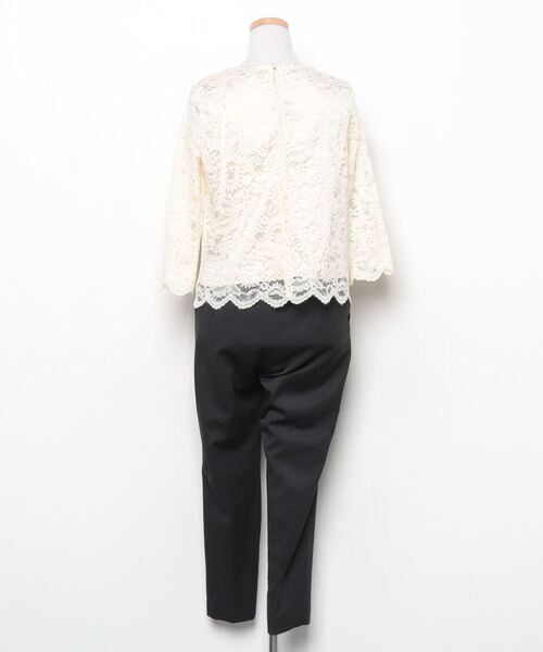 「DRESS LAB」 セットアップ M ブラック×ホワイト レディース_画像4