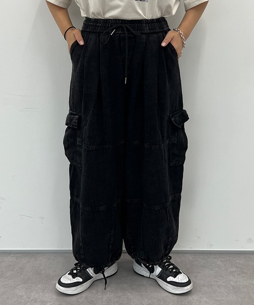 「kutir」 カーゴパンツ LARGE ブラウン レディース_画像3