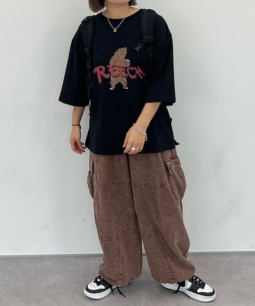 「kutir」 カーゴパンツ LARGE ブラウン レディース_画像7