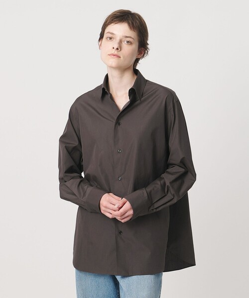 LOEFF（ロエフ） ブラウス シャツ 「LOEFF」コットン ブロード