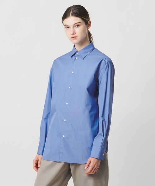 LOEFF（ロエフ） ブラウス シャツ 「LOEFF」コットン ブロード