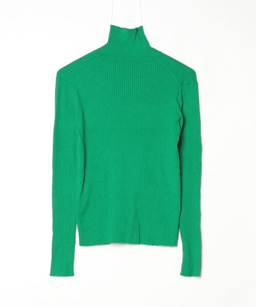 「ADAM ET ROPE'」 タートルネックニット FREE グリーン レディース_画像2