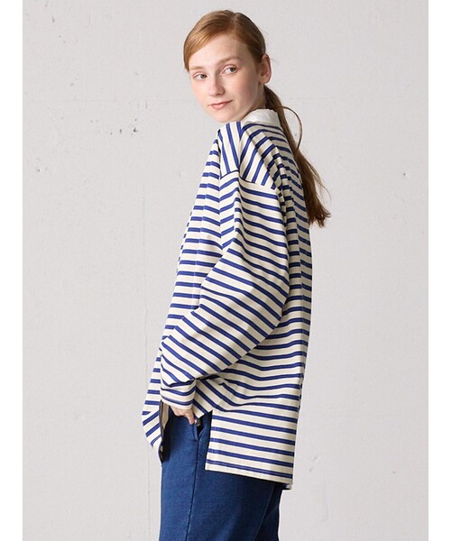 「MidiUmi」 長袖カットソー FREE レッド レディース_画像6