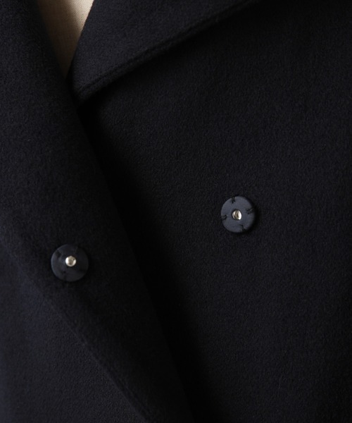 「Cheek」 コート MEDIUM ネイビー レディース_画像6