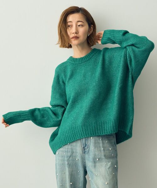 「YECCA VECCA」 長袖ニット FREE ブラック レディース_画像3