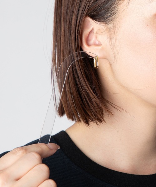 TOM WOOD（トムウッド） ピアス TOM WOOD Frame Hoops Small Gold