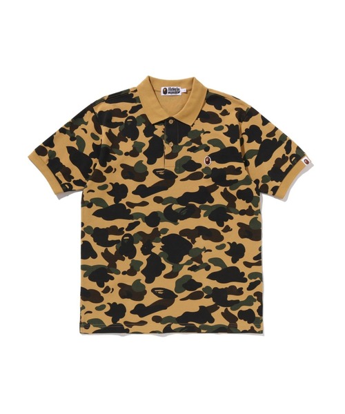 A Bathing Ape ワンポイント ポロ A BATHING APE® One Point Relaxed Fit Polo Shirt | Bape official