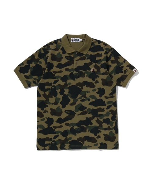 A Bathing Ape ワンポイント ポロ A BATHING APE（アベイシングエイプ） ポロシャツ 1ST CAMO ONE POINT