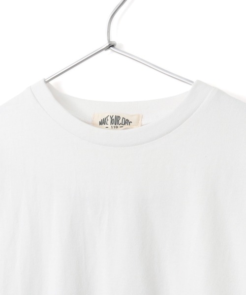 「MAKE YOUR DAY」 「KIDS」長袖カットソー 150 クリーム キッズ_画像4