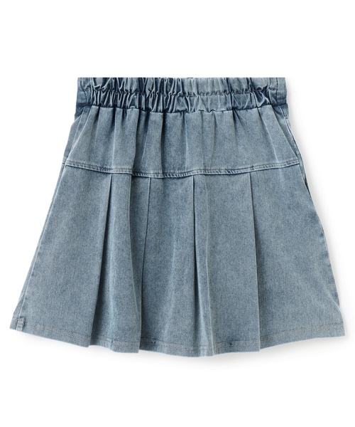 LOVETOXIC スカート デニムライクカットプリーツスカート キッズ 子供