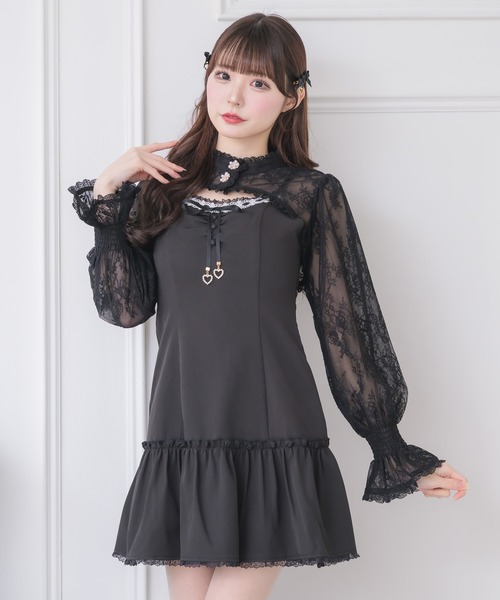 クチュールバイロジータ ワンピース レースボレロ×キャミワンピース