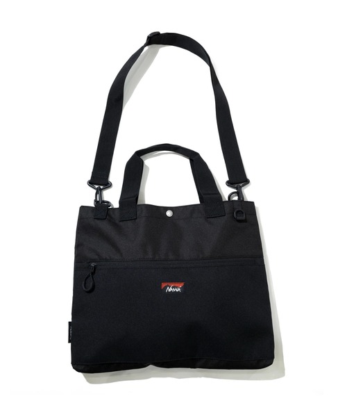 NANGA ブラック トートバッグ NANGA（ナンガ） トートバッグ MAGIC FLASH Jr.TOTE BAG メンズ