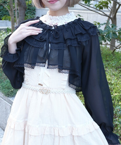 フォクシー✨️ 2way 長袖カーディガン ボレロ 羽織 軽量 伸縮 axes femme POETIQUE カーディガン 2WAYオフショルボレロ