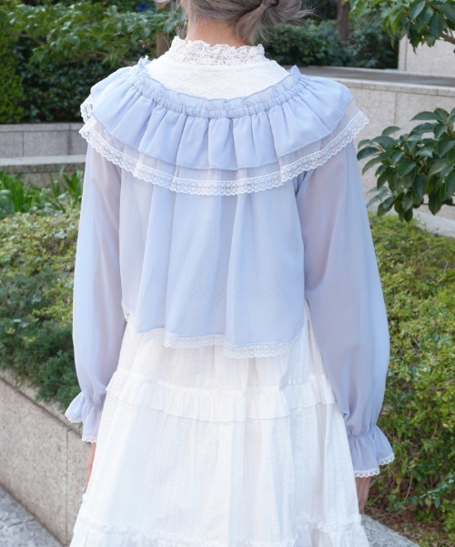 axes femme POETIQUE カーディガン 2WAYオフショルボレロ