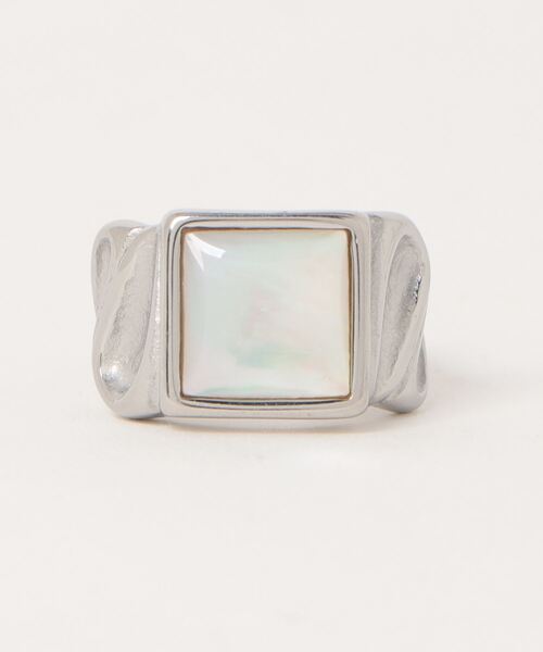 「muku」 リング 11 ホワイト レディース_画像2