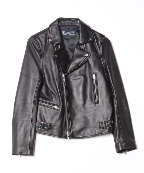 URBAN RESEARCH Sonny Label レザーブルゾン 38 ブラック レディース