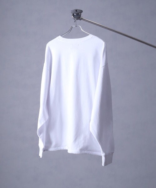 「welise」 長袖Tシャツ M ホワイト系その他 メンズ_画像9