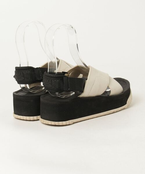「SHAKA」 フラットサンダル 23cm ブラック レディース_画像2