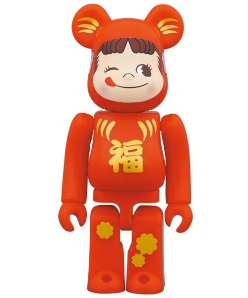 BE@RBRICK フィギュア 達磨 ペコちゃん＆ポコちゃん 100％ ＆ 400％(4 