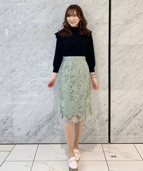 「31 Sons de mode」 タイトスカート 38 パープル レディース_画像5