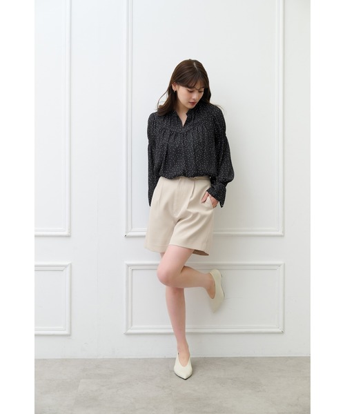 ハーリップトゥ ショートパンツ Her lip to ハーフパンツ S ベージュ レディース : ZOZOTOWN Yahoo!店