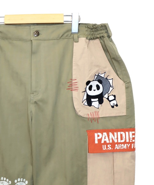 「PANDIESTA」 カーゴパンツ M ベージュ メンズ_画像5