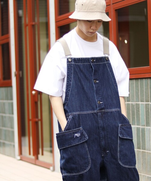 「FREAK'S STORE」 オーバーオール SMALL インディゴブルー メンズ_画像3