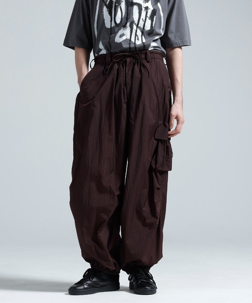 Y-3 ワイドパンツ カーゴパンツ GRADIENT 3 STRIPES NYLON CARGO PANTS