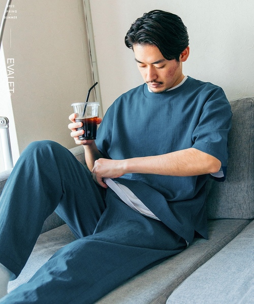「JOURNAL STANDARD」 半袖シャツ MEDIUM グレー メンズ_画像4