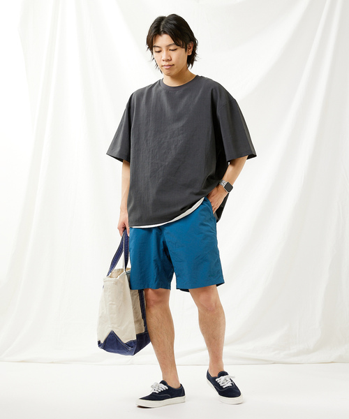 「JOURNAL STANDARD」 半袖シャツ MEDIUM グレー メンズ_画像7