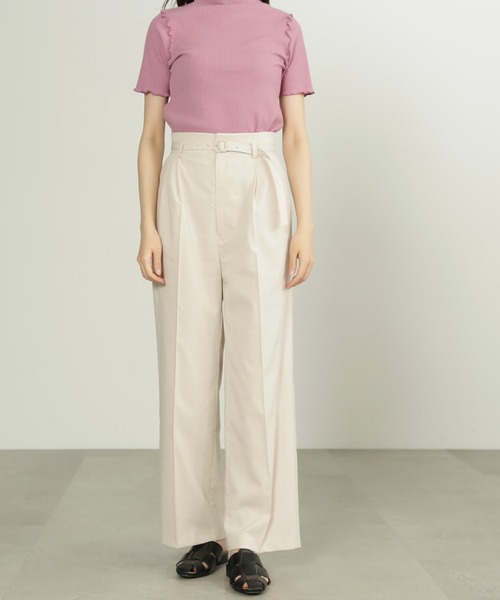 「FREE'S MART」 パンツ MEDIUM ホワイト レディース_画像9