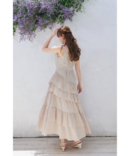 ワンピース Bellina Ruffled Long Dress