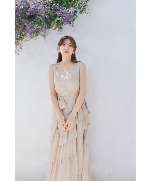 ワンピース Bellina Ruffled Long Dress