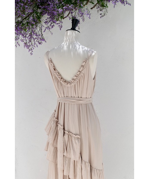ワンピース Bellina Ruffled Long Dress