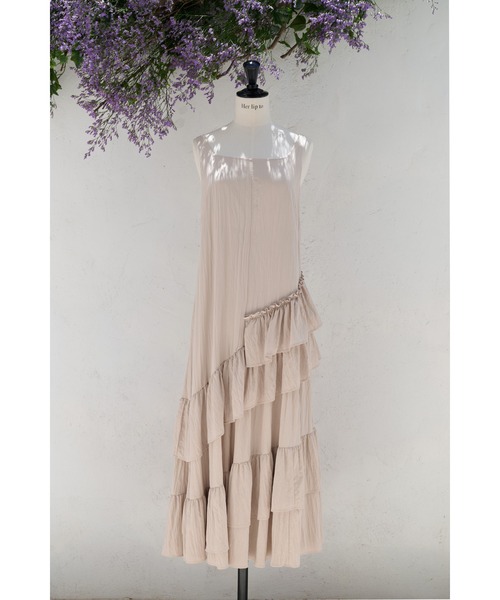 ワンピース Bellina Ruffled Long Dress