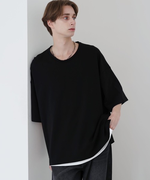 「SOCCE」 半袖Tシャツ M ブルー メンズ_画像4